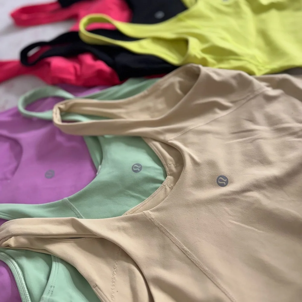 lululemon align Tank Tops - Black, Green, Yellow, Pink, Red, Beige - Picture 5 of 6